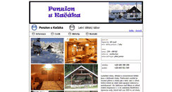 Desktop Screenshot of penzionukacaka.cz